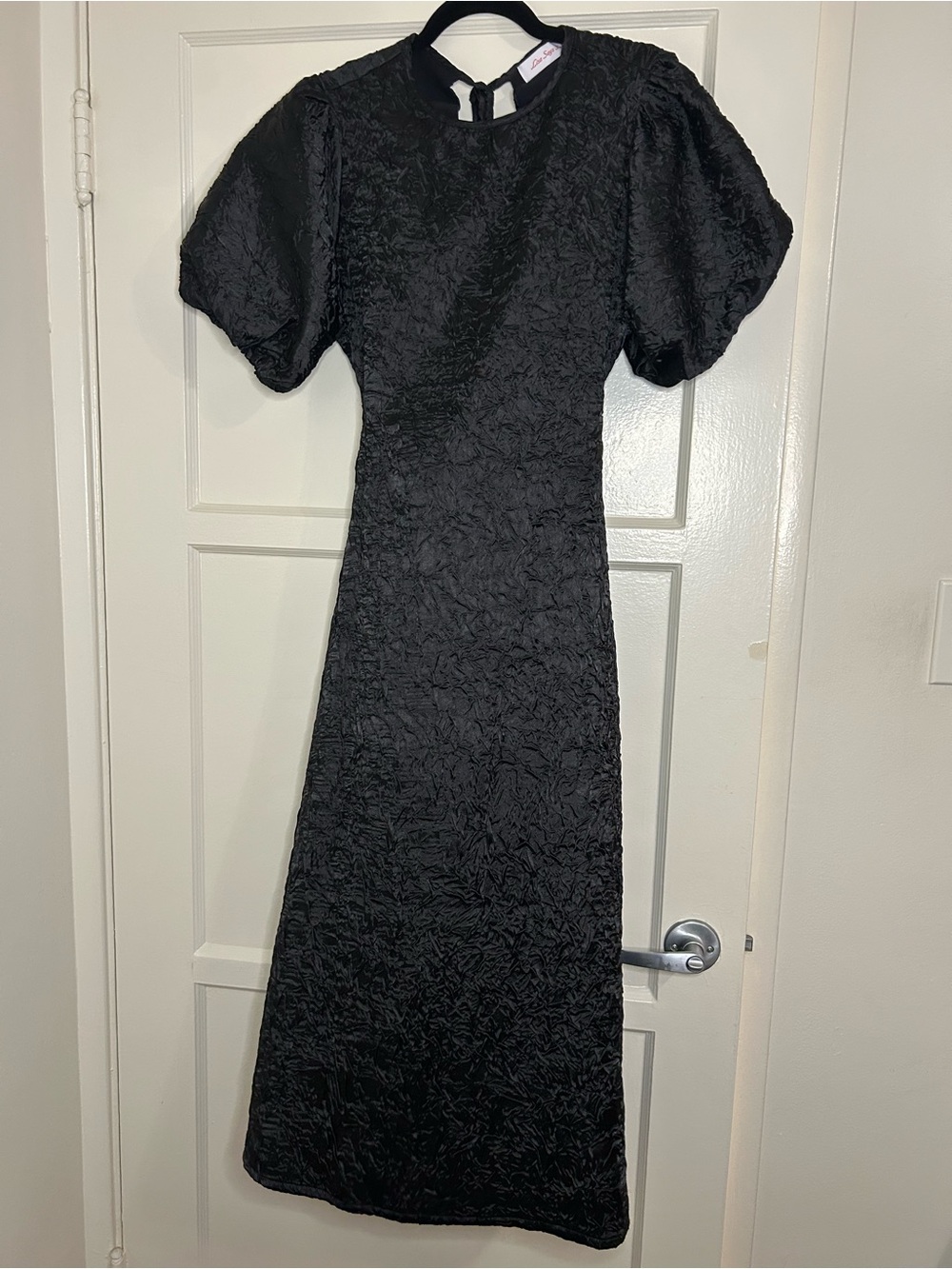 Lisa Says Gah Black Puff-Sleeve Maxi Dress - Picture 5 of 8